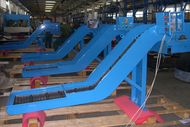 Assembly of heavy duty conveyors