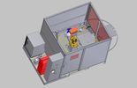 3D model workplace robotic welding